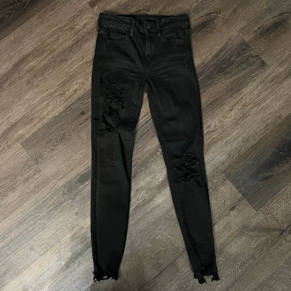 American Eagle Next Level Stretch Ripped Jeans